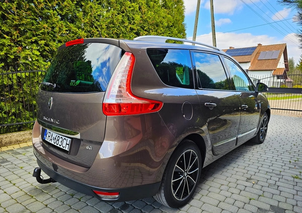 Renault Grand Scenic cena 38900 przebieg: 159800, rok produkcji 2013 z Kraków małe 529